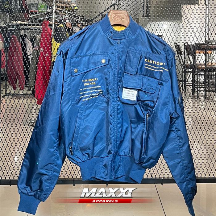 Jaket Motor Nankai | Nankai FJ-M1990A1 Blue | Jaket Harian | Original Nankai