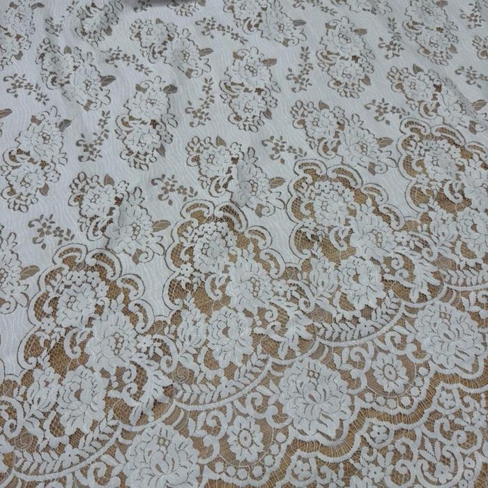 BROKAT EMBROIDERY PUTIH FIT JUMBO 1,6 METER