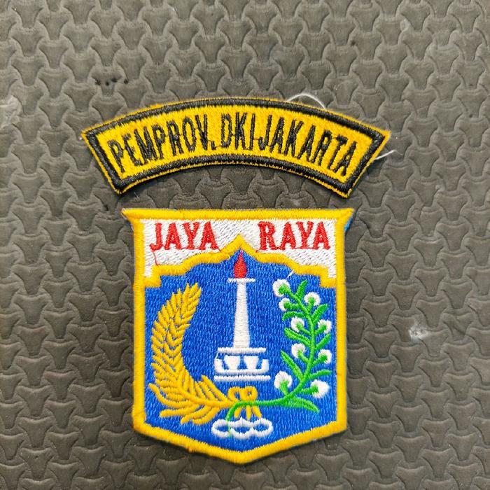 Bordir Pemprov DKI Jakarta / Bordir Logo Pemprov DKI Jakarta / Logo Bordir Pemprov DKI Jakarta / Log