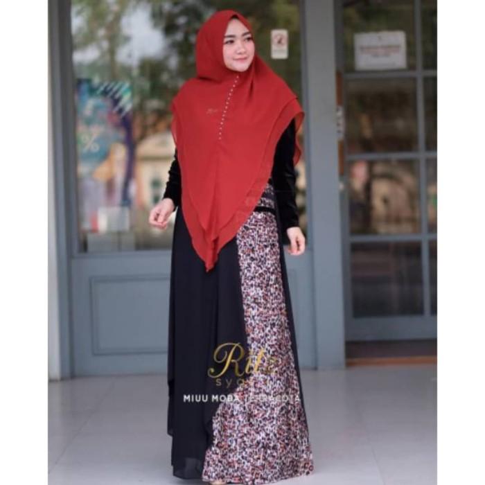 GAMIS SYARI MIUU MODA LEORRA by RITZ SYARI