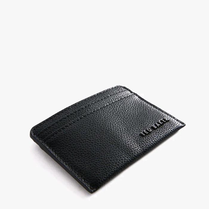 Ted Baker LANSE Recycled Leather Cardholder / Wallet / Six Card - Black
