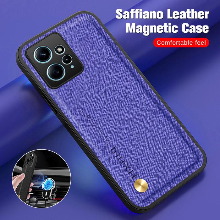 Cross Leather Camera Protection Case For Xiaomi Redmi Note 12 4G