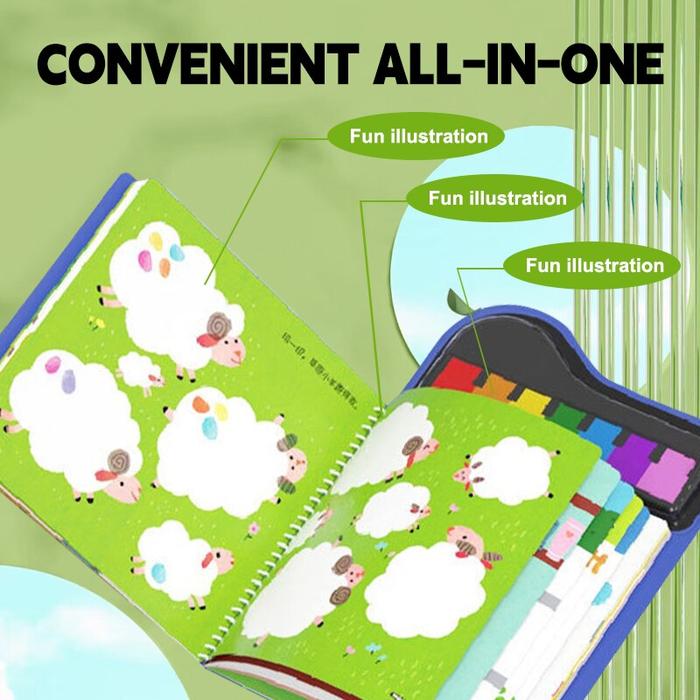 Children Finger Painting Coloring Painting Print Painting Fun Early
