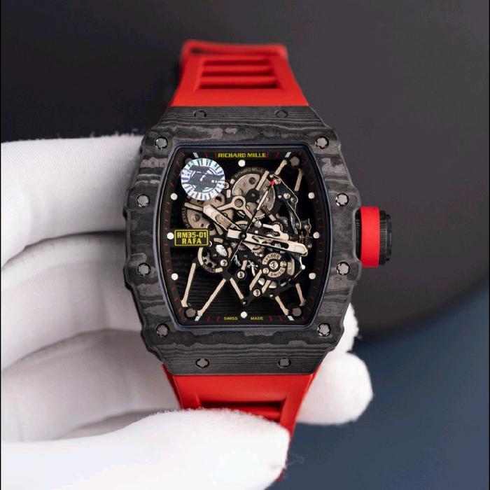 JAM TANGAN RM35-01 CARBON RFL NADAL SWISS AUTOMATIC DM 43MM