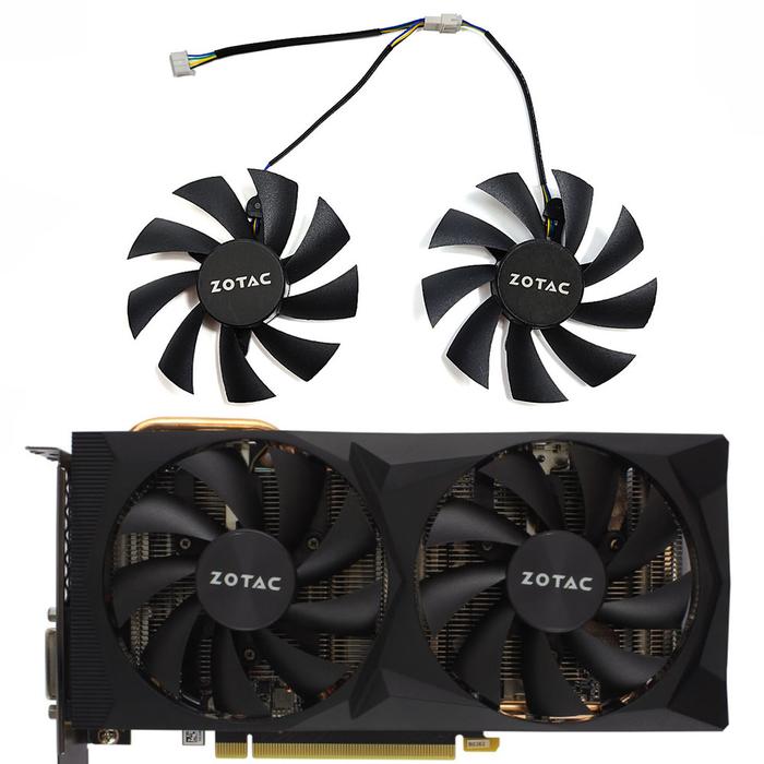 NEW 87MM 4PIN GA92A2H GAA8S2U RTX 2060 GPU Fan,For ZOTAC RTX 2060 2060 SUPER GTX 1660 1660TI Graphic