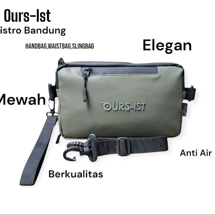 Tas (OURS IST) HandBag | SlingBag | WaistBag Premium WaterProof/Anti Air Distro Bandung