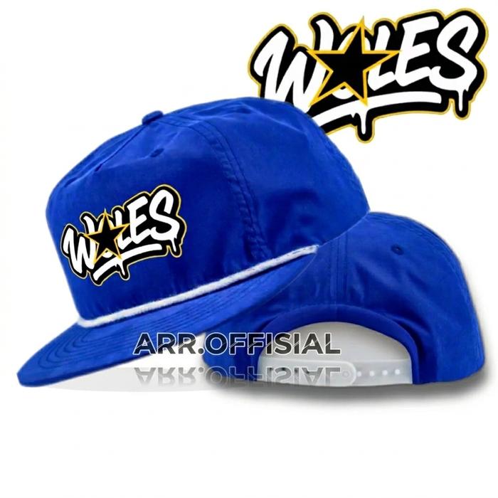 Woles / Topi Snapback Classic - Rope Hat Caps Casual Vintage - Topi Snapback Klasik Retro Cowok Cewe