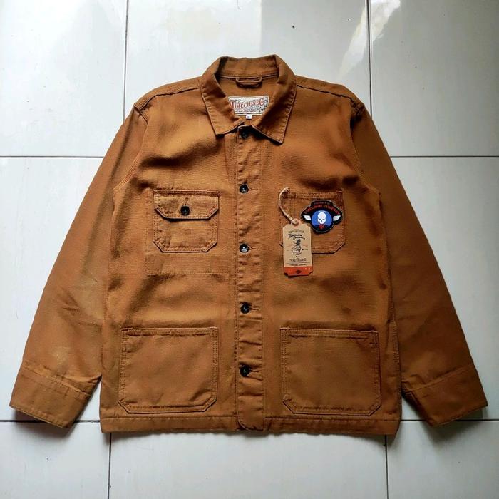 Timechine Co. Chore Jacket - Honey Brown 12oz Rugged Canvas
