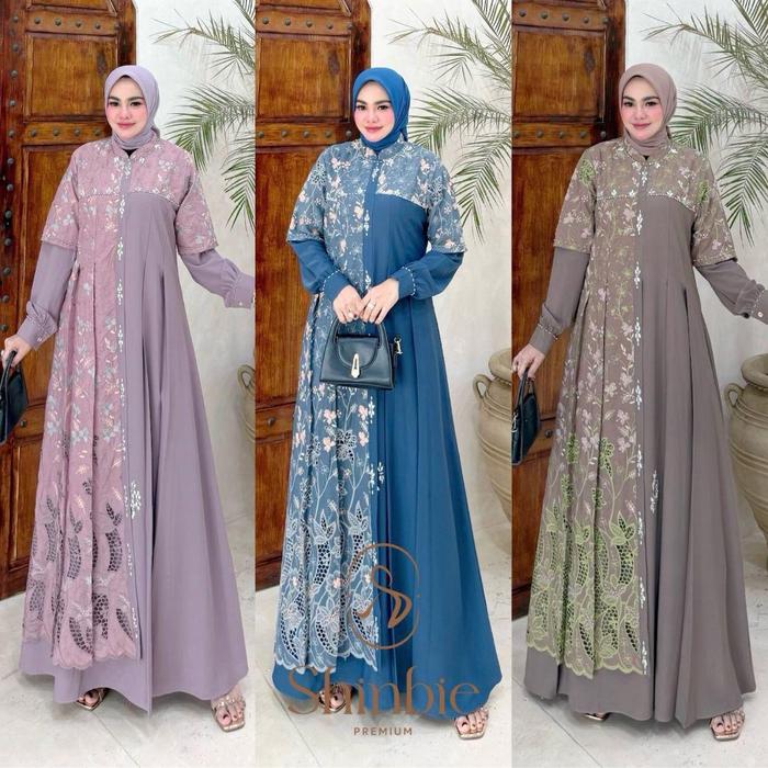 Shinbie dress andini dress - Andini dress terbaru - Gamis shinbie