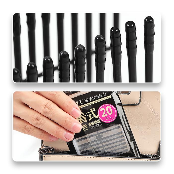 【Cotton Bud Medis】Penghilang kotoran Pembersih telinga spiral telinga Telinga Stik Adhesive Ear Clea