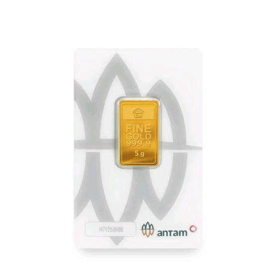 Logam mulia antam 5 g original 24k