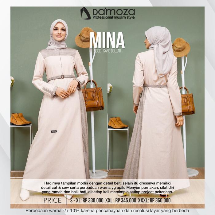 Jual Gamis MINA - Damoza MINA || Baju Mutif Premium | TiktokShop Indonesia