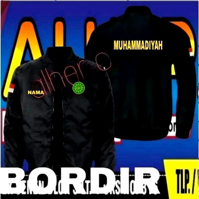 Jaket bordir Muhammadiyah jaket Muhammadiyah jaket bomber Muhammadiyah Jaket kerja Muhammadiyah jake