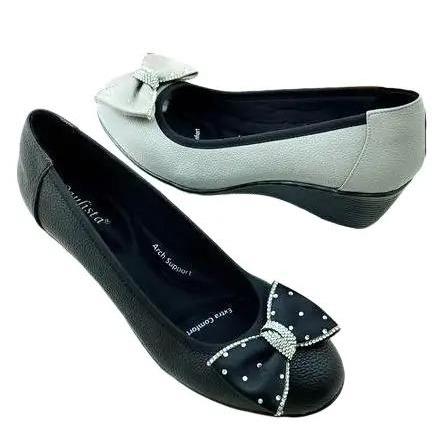 Wedges wanita sepatu wedges paulista KN06 Shoes