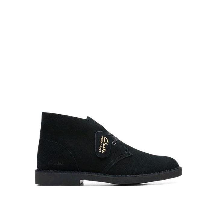 CLARKS Men's Boots Casual Shoes Desert Bt Evo Sepatu Boot Casual Pria Original Black