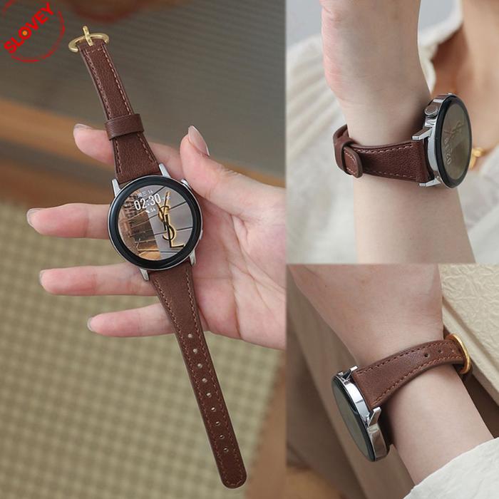 Tali Kulit for Huawei Watch GT6 / GT5 41mm Leather Strap Tali jam tangan tipis premium dengan gesper