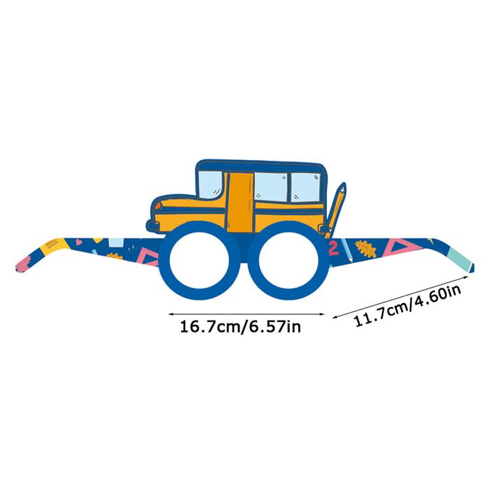 Kindergarten Graduation Season Decoration Paper Glasses Children's Photo Props Ceremony Party Party 