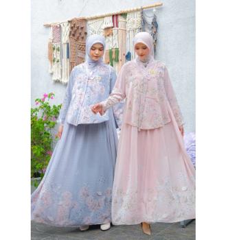 Gamis Hanbok Korea Terbaru 2026 – Dress Muslim Wanita Kekinian Korean Style Modern, Gamis Cantik Pre