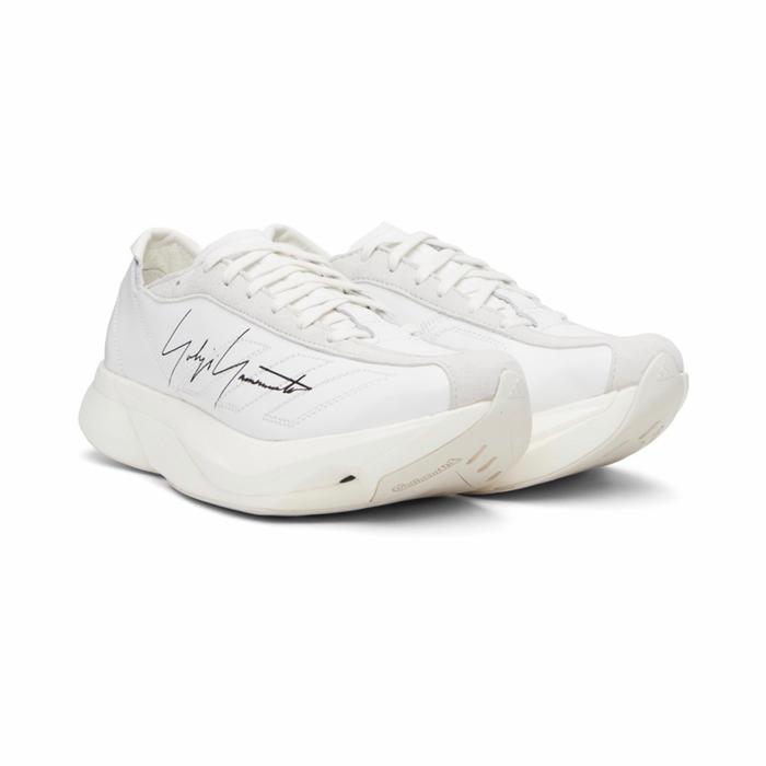 Adidas Adizero Adios Pro 3 LX Leather x Y-3 Core White Orbit Grey