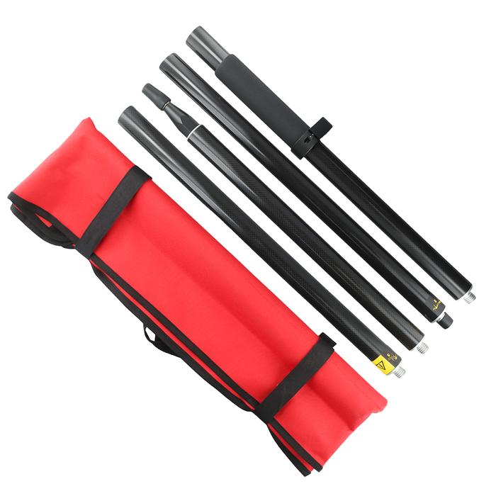 GPS GNSS RTK Pole Carbon Fiber Pole Land Surveying 5/8" Adapter Engineering Tasks Land Surveying Pre