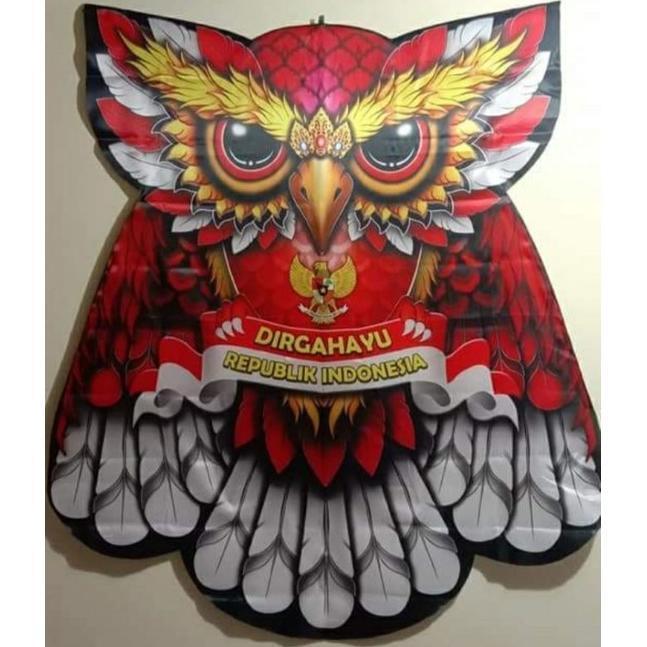 Merah putih mini print layang layang burhan bali