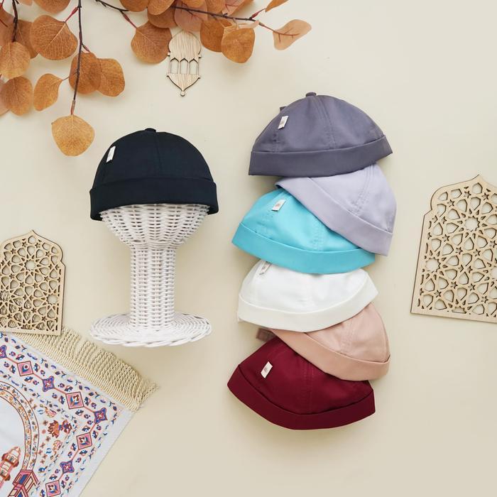 Miki Hat - Promo 8.8 Peci Kopeah Topi Anak Bordir Alat Sholat Lucu Murah Keren Cowo Muslim Kopiah Ba