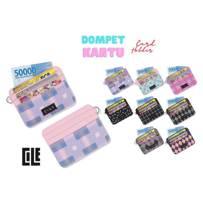 Dompet Kartu Atm dan Uang Mini Card Holder Wallet Tipis Pria Wanita - DSWV