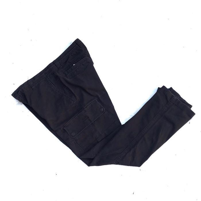 Cp Company Cargo Pants Black Cargo Trouser Pants  Size 32  W 88 L 100 OL 19 #jualcpcompany #vintagec