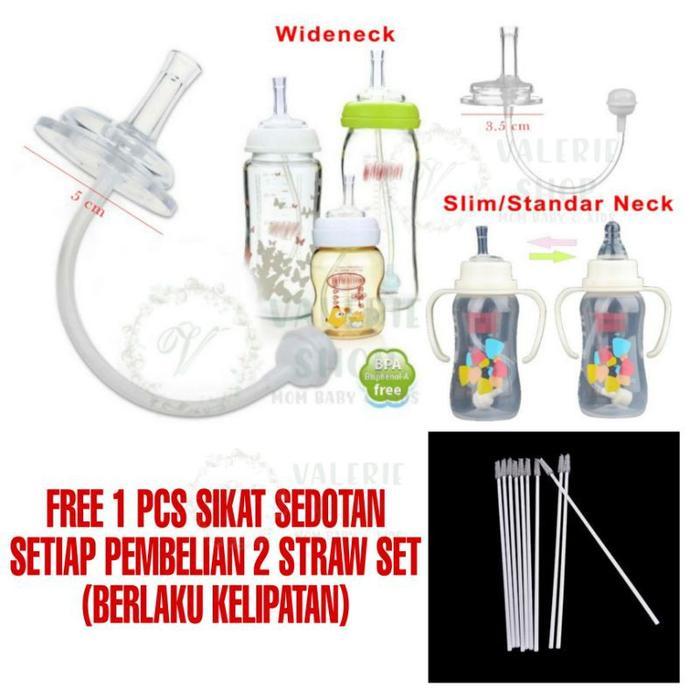 Straw Replacer Botol Susu Sedotan Botol Susu Pigeon Avent Simba