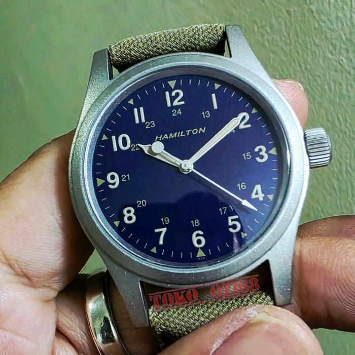 Jam Tangan HAMILTON H694190 Khaki X SHIPS limited edition manual wind JDM Exclusive RARE