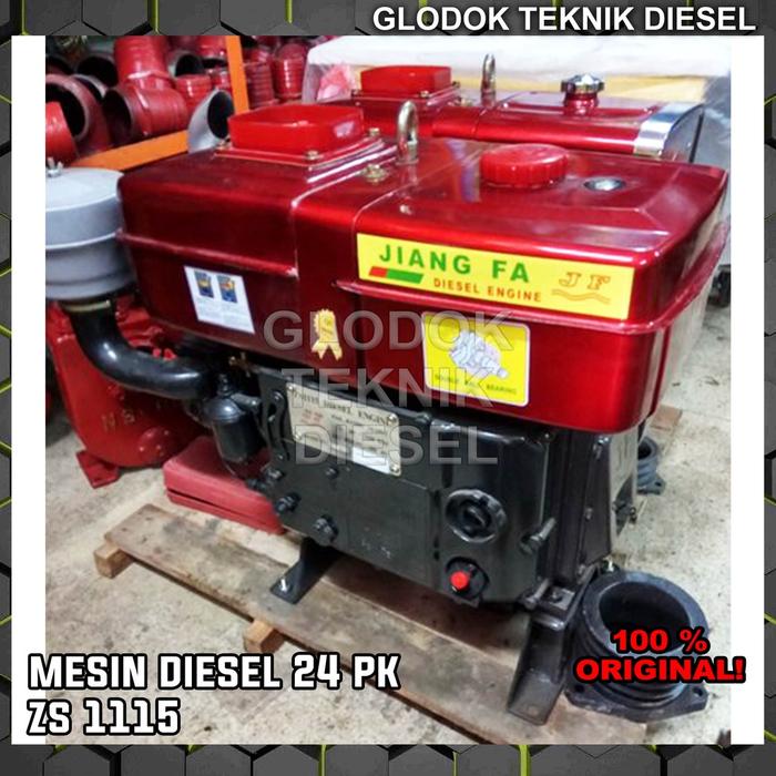 Mesin Diesel 24 PK ZS 1115 24 HP Engine Diesel Machine Penggerak Elektrik Starter 1115 Penggerak Sol