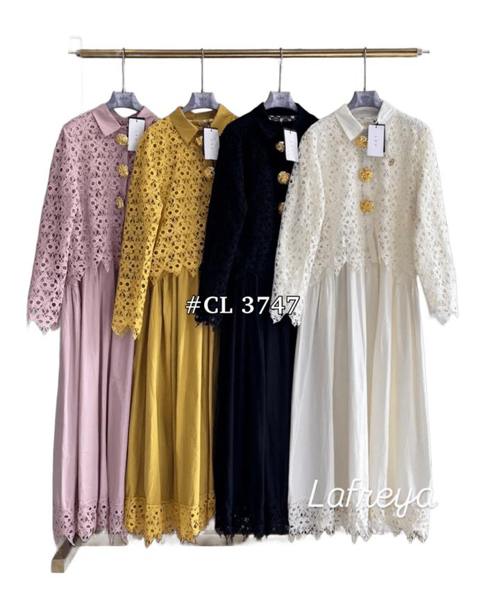 Nae Ella LFY Gamis Briana Fashion  Muslim Import Premium Wanita