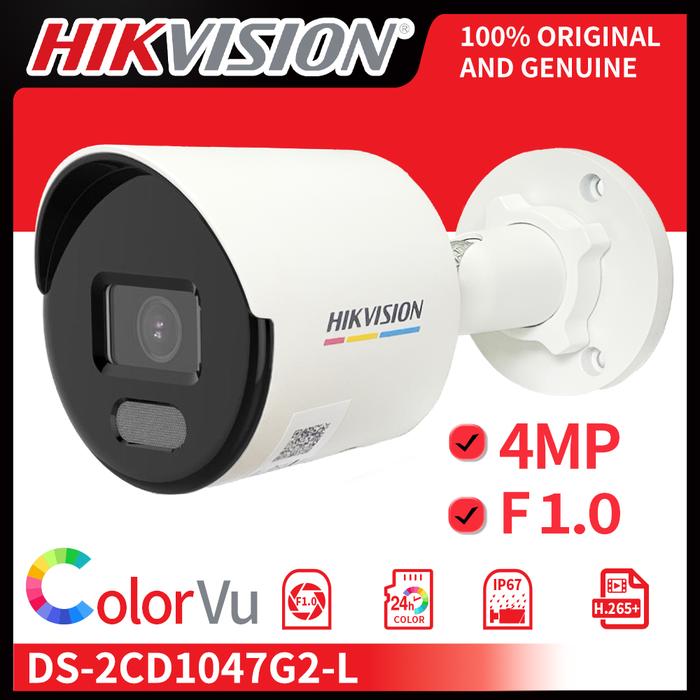 Hikvision 4MP ColorVu MD 2.0 IP67 Camera Human & Vehicle Detection Security CCTV POE Outdoor Surveil