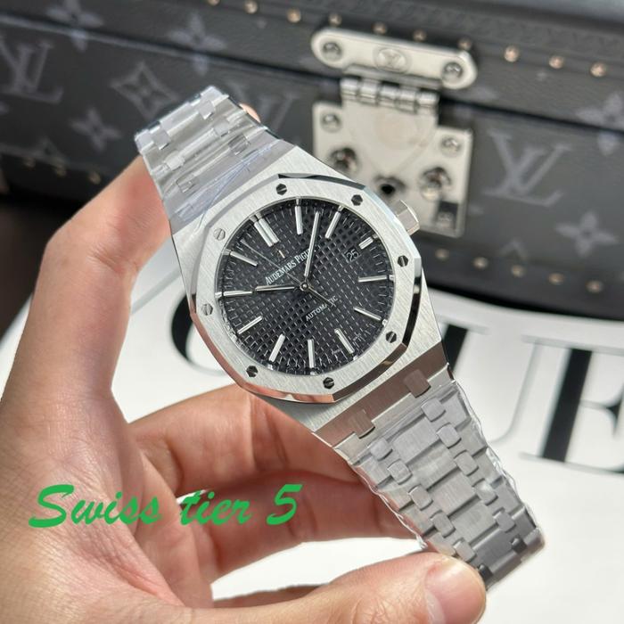 AP SWISS TIER 5AudemarsPiguet Oak 15400ST Watch Black Dial APS Factory 41mm