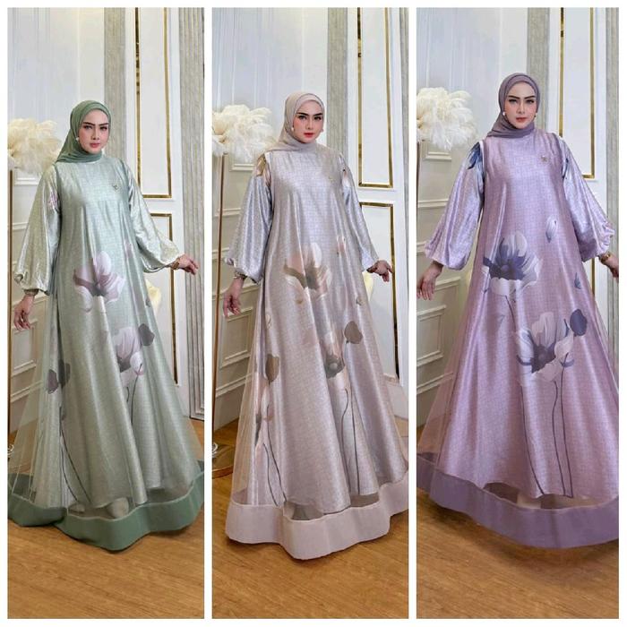 ZIVANA SET 3in1 DRESS GAMIS MODE TERBARU TERLARIS BEST SELLER DAN REAL ORIGINAL