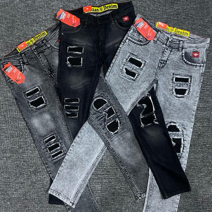 Celana Jeans Panjang RUCAS REIZAN DENIM Terbaru 27-33 Denim Stretch Slimfit Distro Dewasa Pria