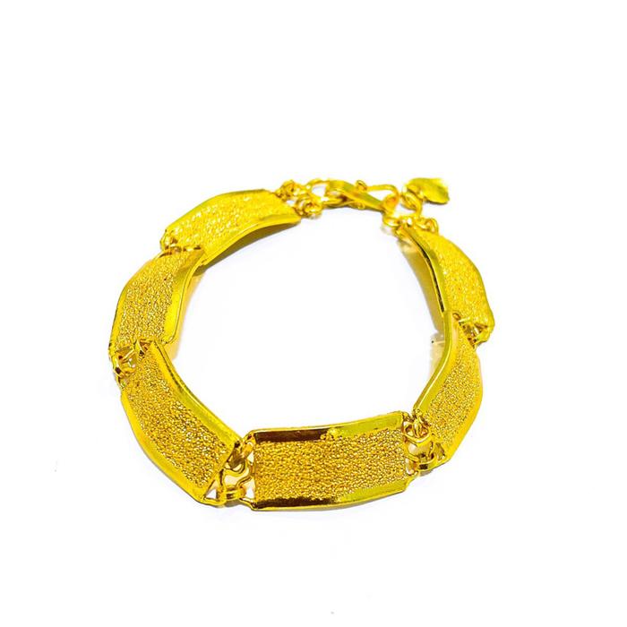 gelang plat kawin viral Lapis Emas 24krt Crum Emas Muda 18gram gelang Cewek Replika Premium Gold