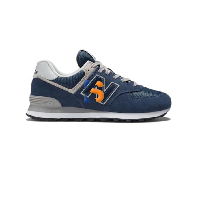 Sepatu New Balance 574 Navy Grey 100% Authentic