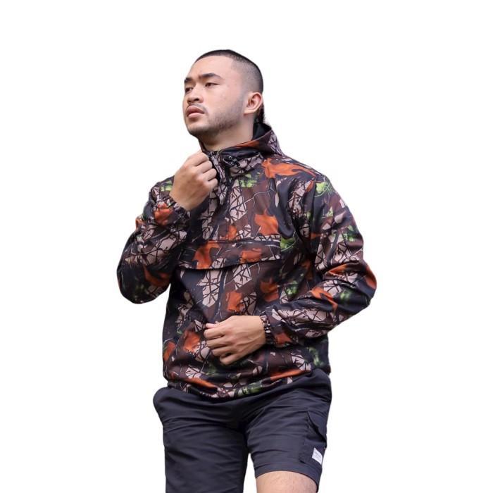 Dreeland Jacket Cagoule Camo Perbakin Green