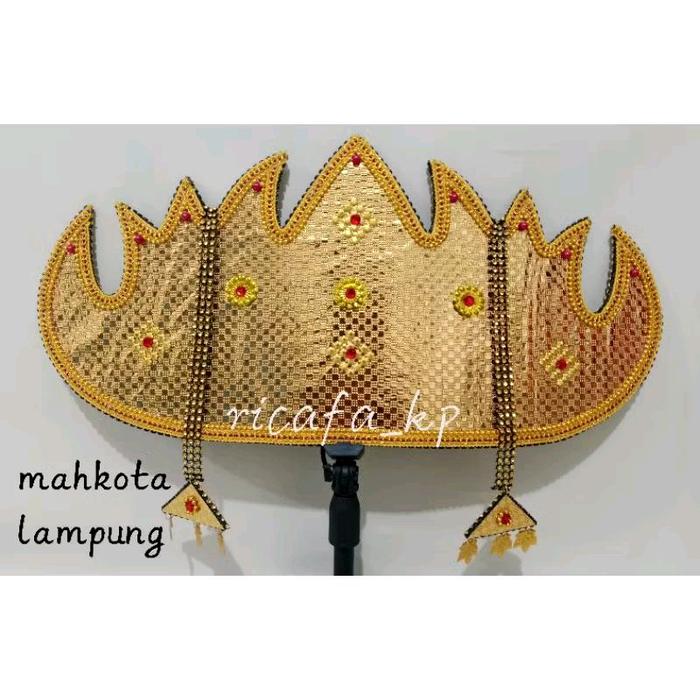 Mahkota adat lampung kreasi_siger lampung kreasi_mahkota tari kreasi lampung Anak Dewasa