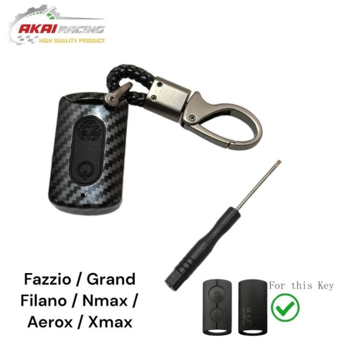 Cover Remote Keyless Kaon Motor Nmax/Aerox//Fazzio/Grand Filano