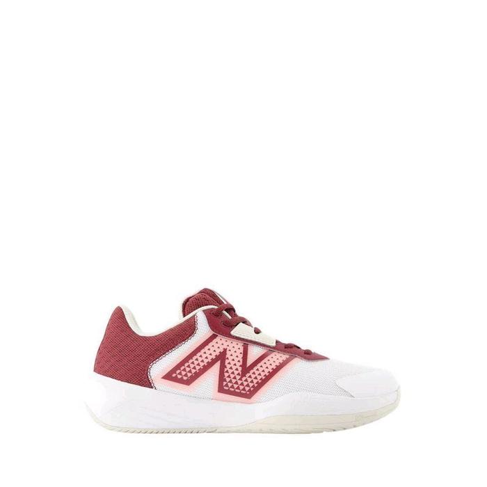Sepatu Tennis Wanita NB 696 V6 White/Read NEWWCH696M6