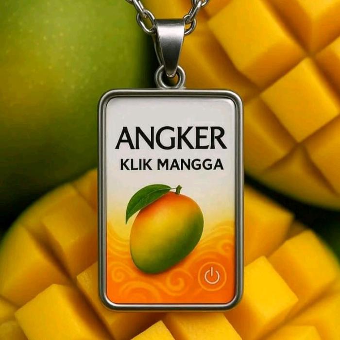 angker kik KALUNG LIONTIN WARNA kuning mangga desain elegan untuk menunjang penampilan