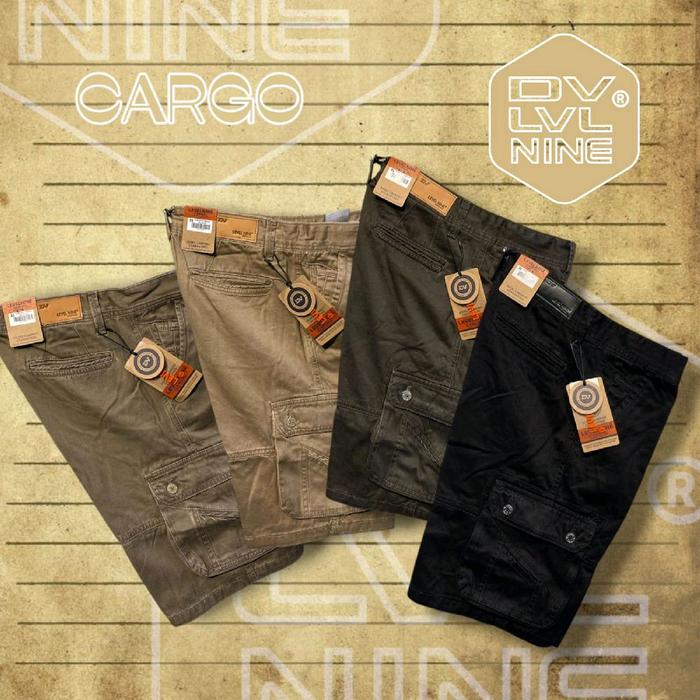 DV LVL NINE Celana Cargo Pendek DV LEVEL NINE ORIGINAL dengan Desain Praktis dan Nyaman untuk Aktivi