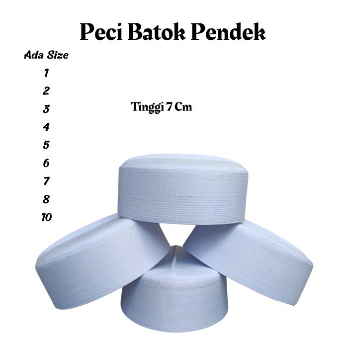 Peci batok pendek peci batok pendek 7 cm peci batok tinggi peci batok