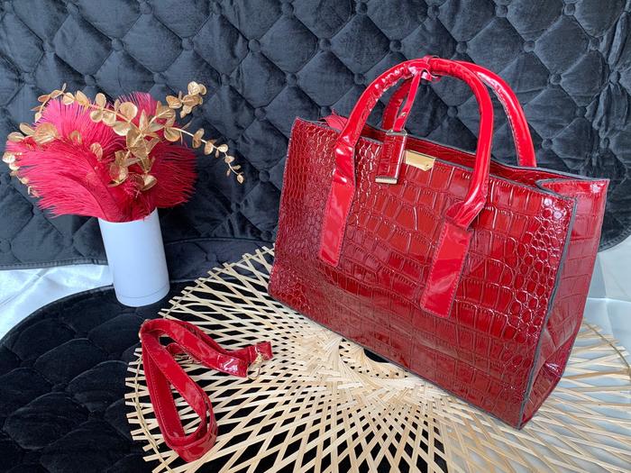 TAS HAND BAG WANITA MERAH HONGYANG