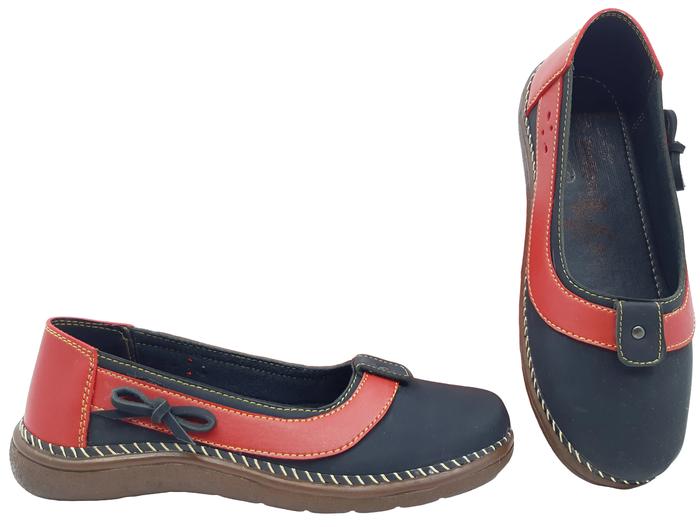 Sepatu Kickers Wanita Murah Kode MK-74 Flat Shoes Hitam Kerja