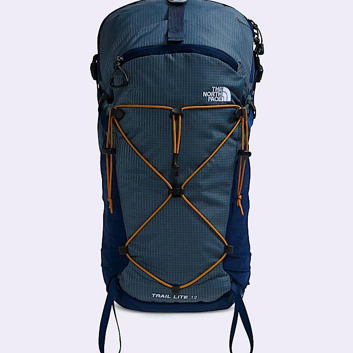 Tas Ransel Unisex The North Face Trail Lite 12 Backpack - Granite Gray / Summit Navy