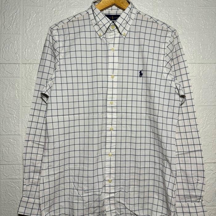 RALPH LAUREN BARCODE SHIRT M SECOND THRIFt