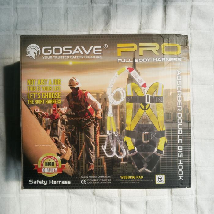 Flash Sale / Gosave Full Body Harness Dengan Double Hook – Pelindung Profesional